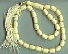 Zikr Beads (Tasbih) 33's Beige- Cylindrical