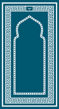 Load image into Gallery viewer, FOLDABLE SAJDA MAT (TEAL)